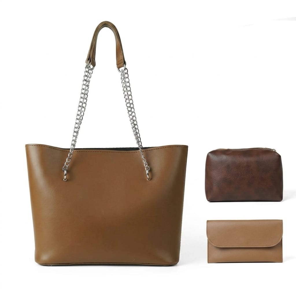3PC CHAIN BROWN SET