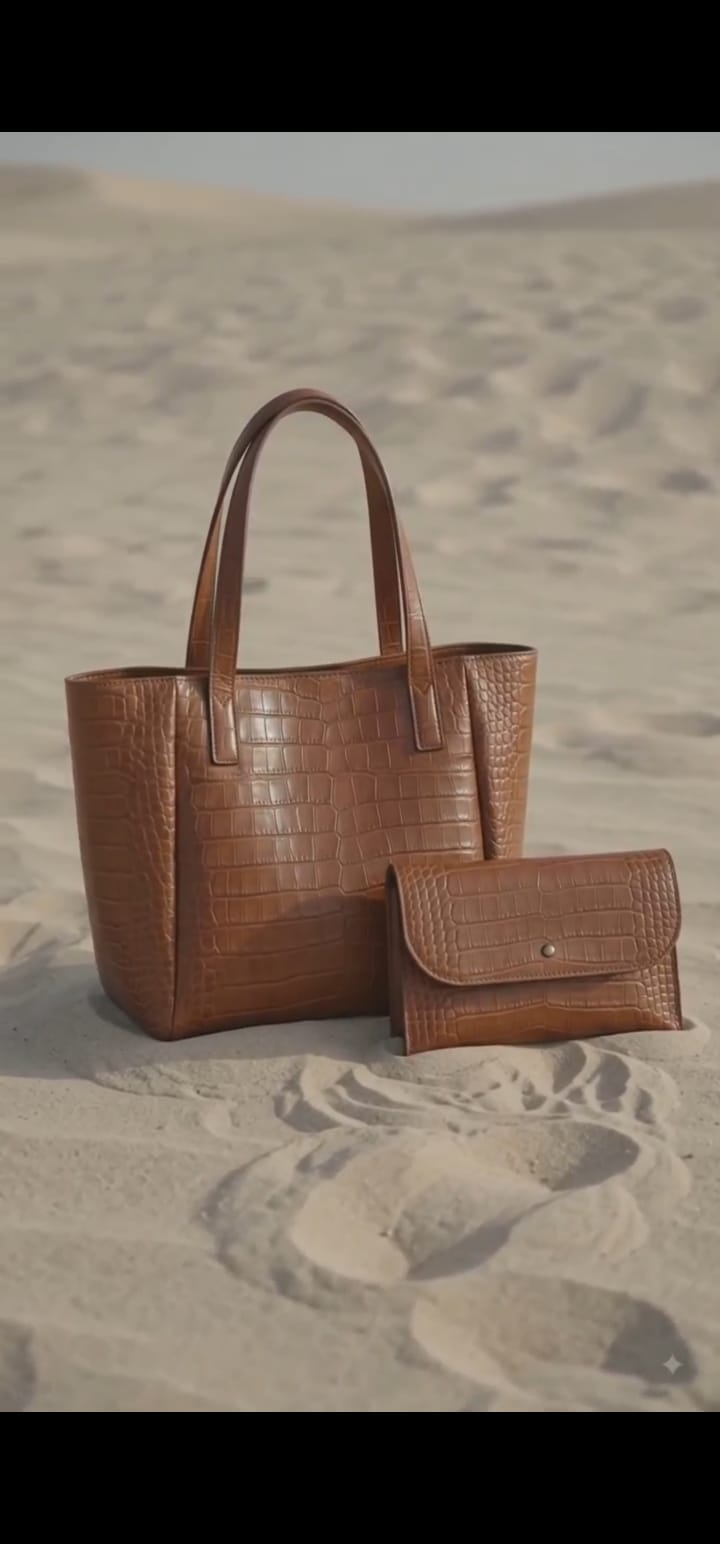 CROCO TOTE BAG